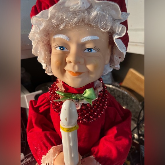 Telco 23” Motion-ettes Christmas Mrs Claus Animated illuminated EUC - Picture 6 of 9